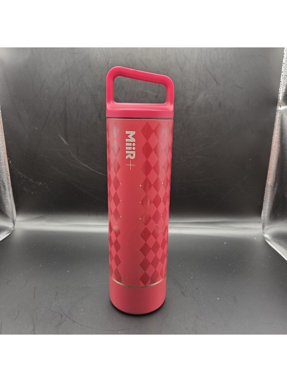 STARBUCKS X MIIR 2025 Christmas Red Harlequin Design Stainless Tumbler 20oz NEW
